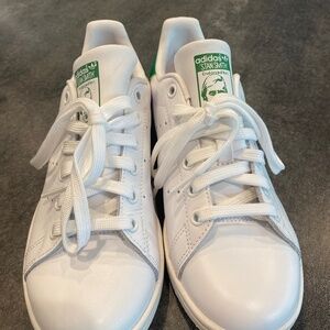 Adidas Stan Smith Shoes Sz 6 Green and White